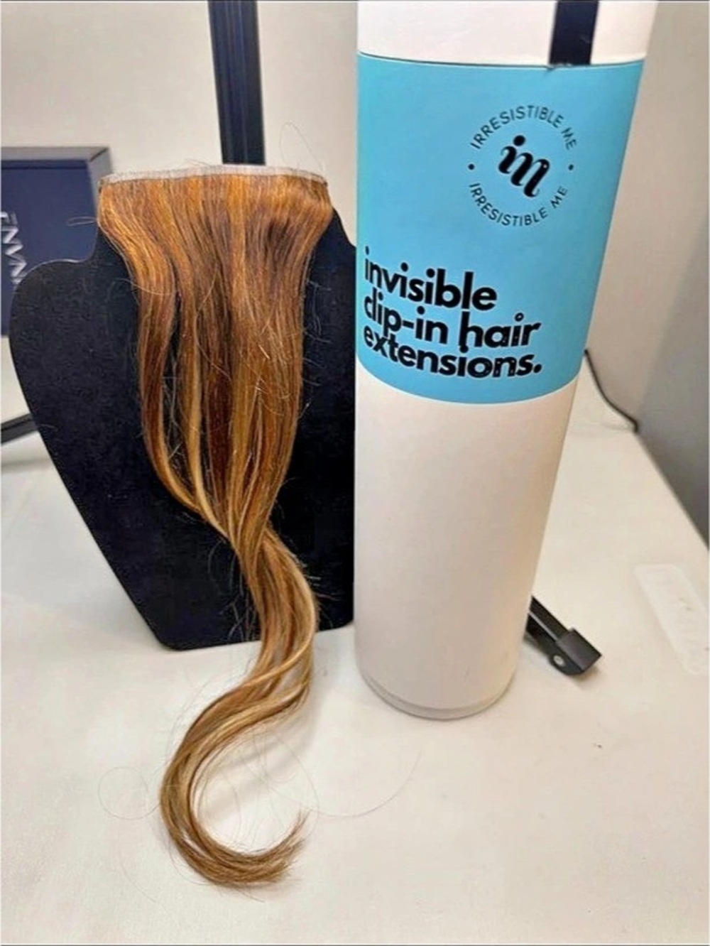 Irresistible Me Invisible Clip-In Hair Extensions Brown